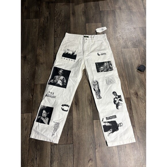 Levi's x Universal Monsters Stay Loose Carpenter Pants Jeans Men’s Size 38x30 - Picture 1 of 8